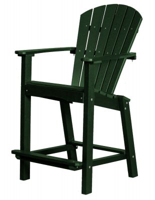 Turf Green Panama High Outdoor Dining Chair
