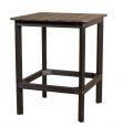 Black Panama High Outdoor Dining Table