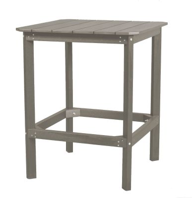 Light Gray Panama High Outdoor Dining Table