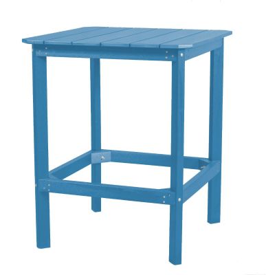 Powder Blue Panama High Outdoor Dining Table
