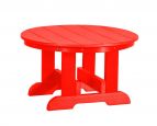Bright Red Sidra Outdoor Conversation Table