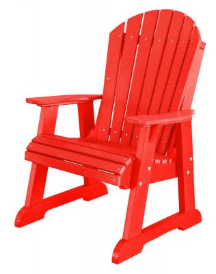 Bright Red Sidra Adirondack Dining Chair