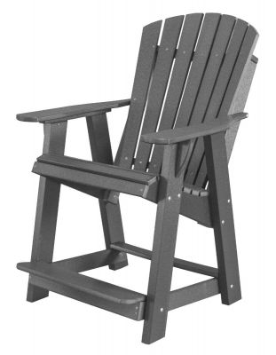 Dark Gray Sidra High Adirondack Chair