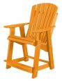 Bright Orange Sidra High Adirondack Chair