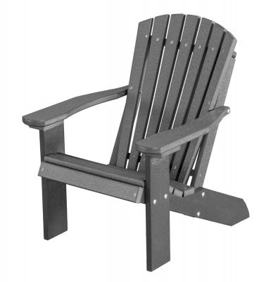 Dark Gray Sidra Child's Adirondack Chair