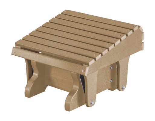 Weathered Wood Sidra Outdoor Gliding Footrest