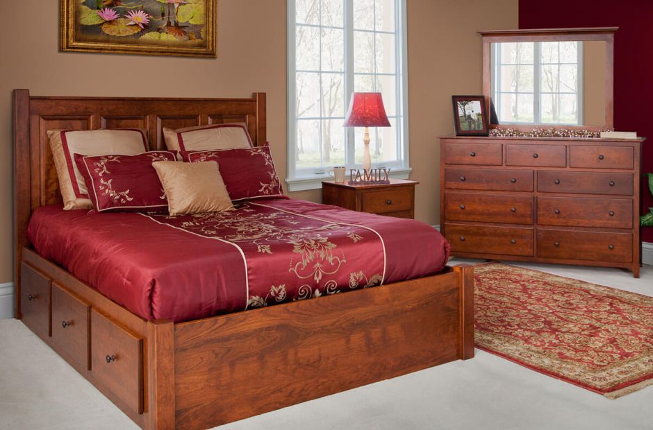 huntington bedroom set - countryside amish furniture