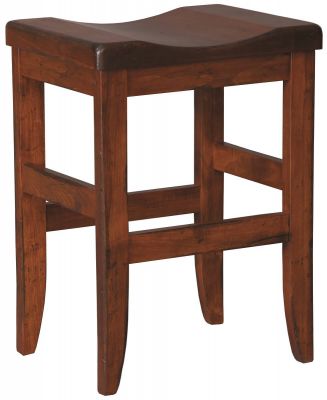 Solid Wood Backless Stool
