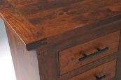 Roswell Nightstand - Rustic Plank Top Detail