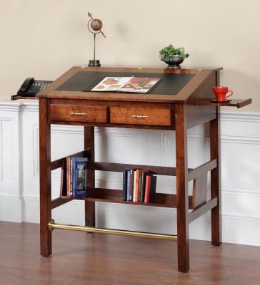 Anniston Stand Up Desk Countryside Amish Furniture