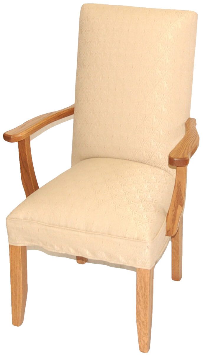 Chamber's Upholstered Dining Arm Chair