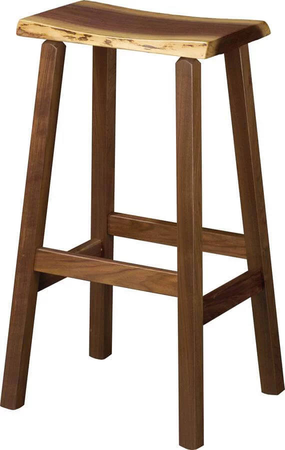 Cohoon Live Edge Barstool