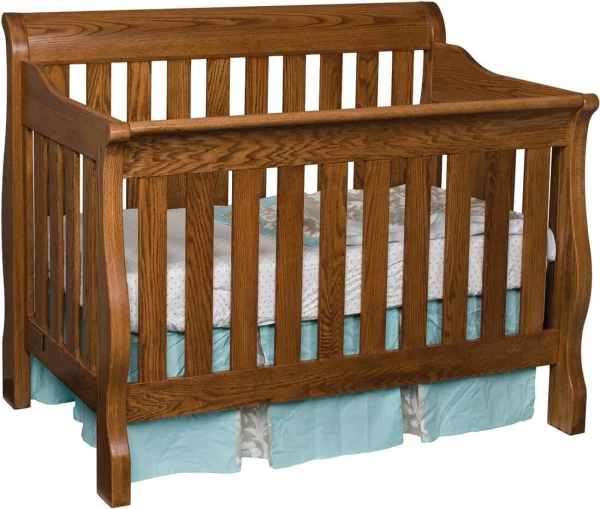 Geneva Slat Sleigh Crib