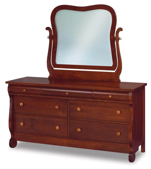 Victoria Sleigh Low Mirror Dresser