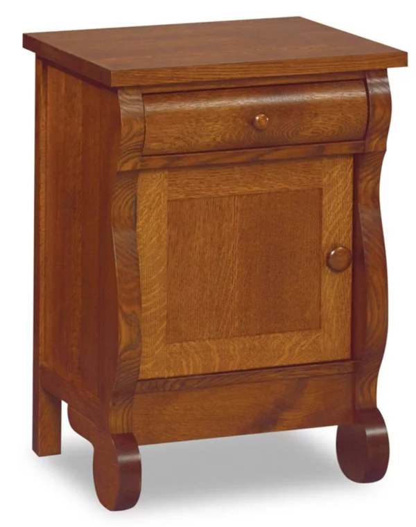Victoria Sleigh Door Nightstand