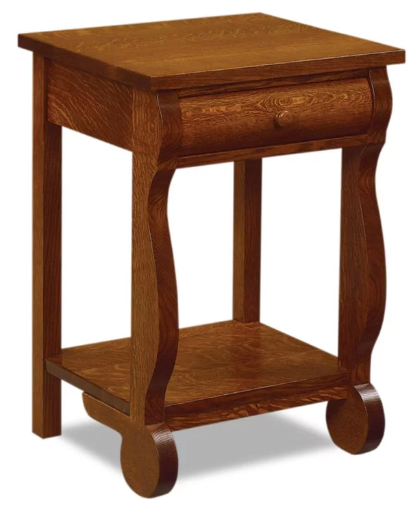 Victoria Sleigh Open Nightstand