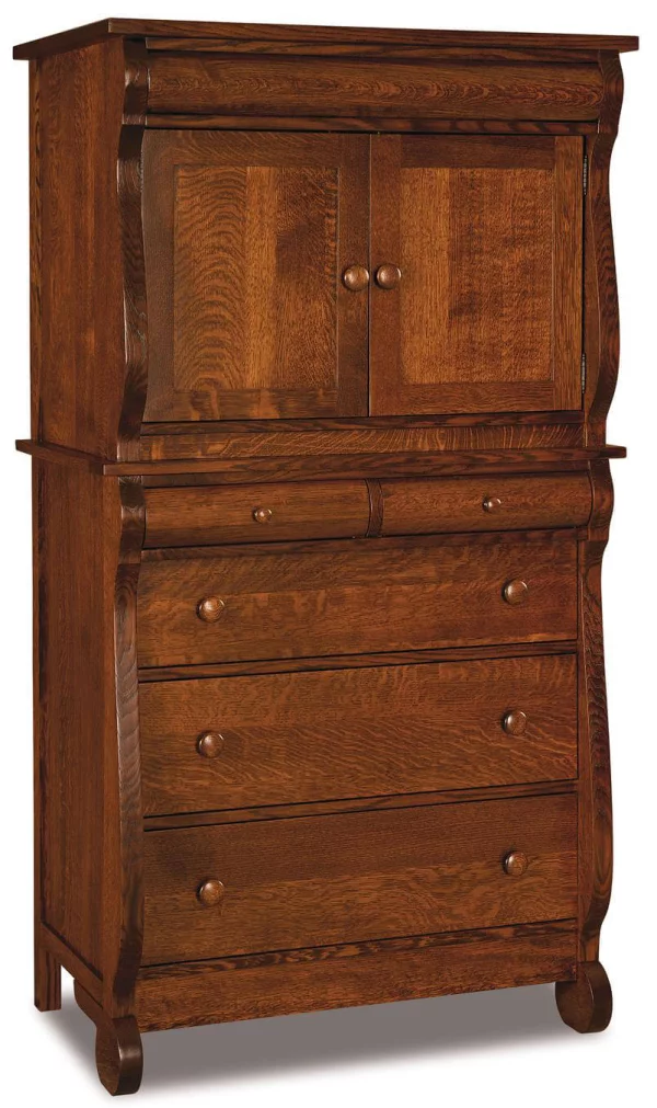 Victoria Sleigh Chest Armoire