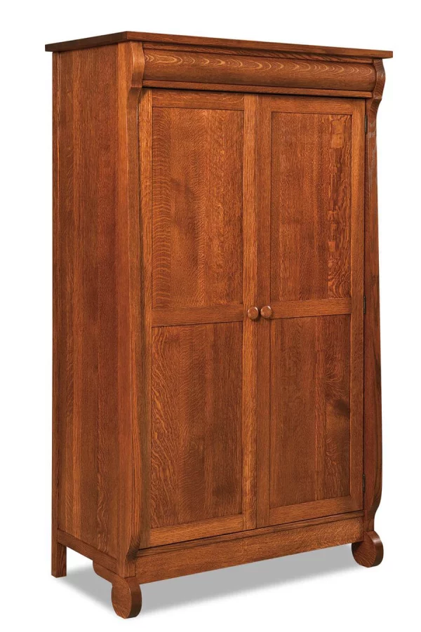 Victoria Sleigh Wardrobe Armoire