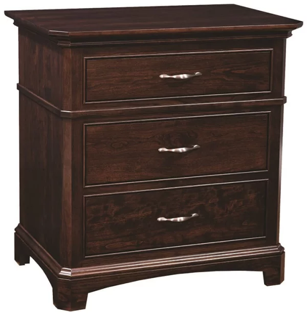 Ada 3-Drawer Nightstand