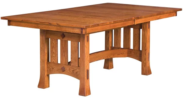 Adobe Mission Butterfly Trestle Table