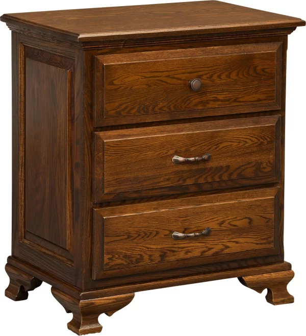 Alba 3-Drawer Nightstand