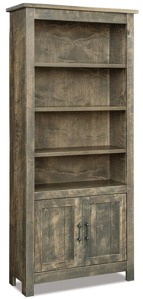 Alburtis Rustic Door Bookshelf