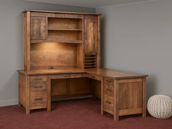 Alburtis L-Desk with Hutch