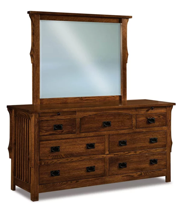 Almeda Low Mirror Dresser
