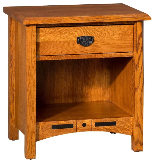 Alpena Open Bedside Table