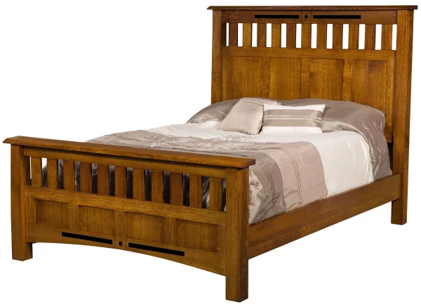 Alpena Slatted Panel Bed