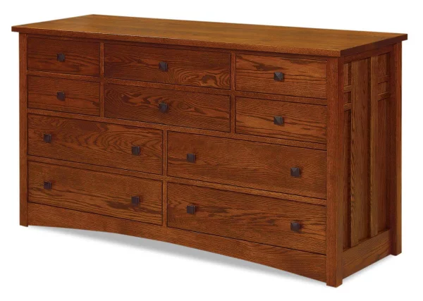 Alpine 10-Drawer Dresser