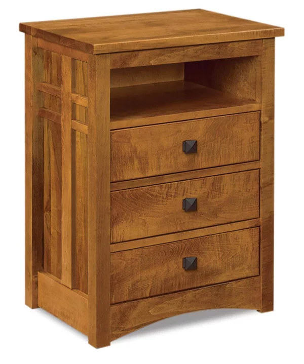 Alpine Nightstand with Opening