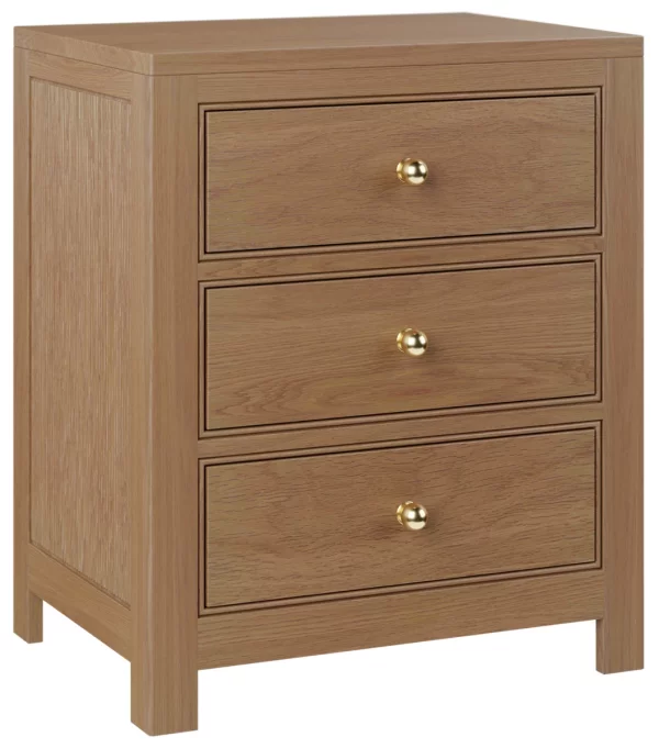 Amboy 3-Drawer Nightstand