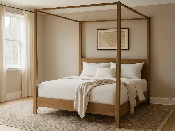 Amboy Contemporary Canopy Bed