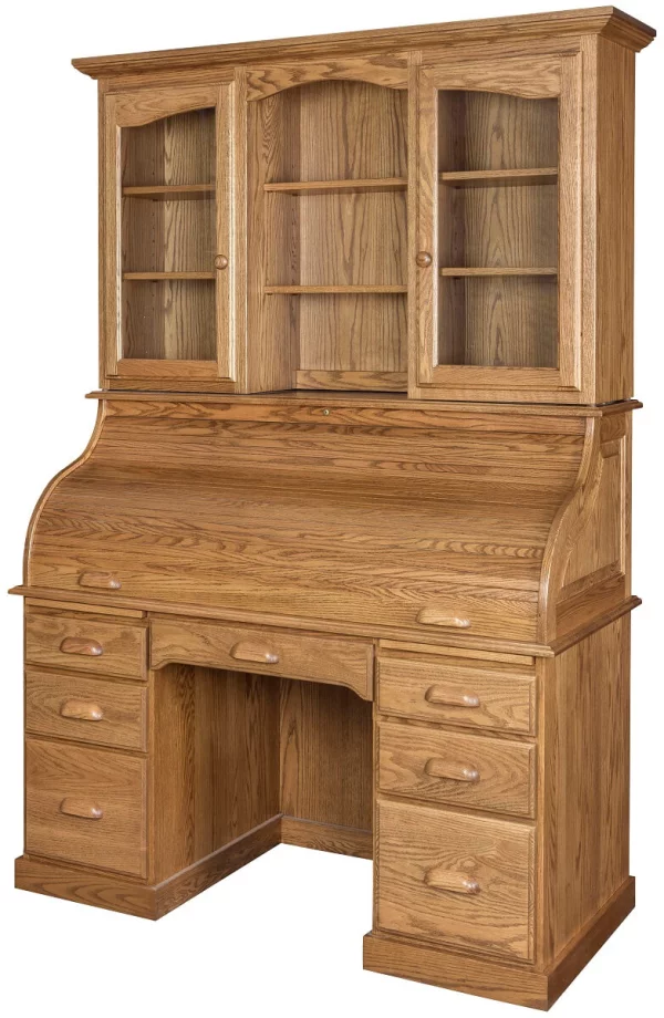 Avon Park Rolltop Desk with Hutch