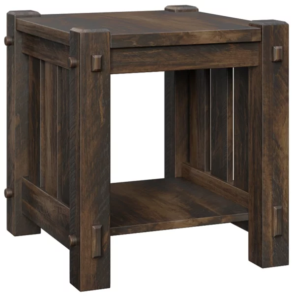 Azle Rustic End Table