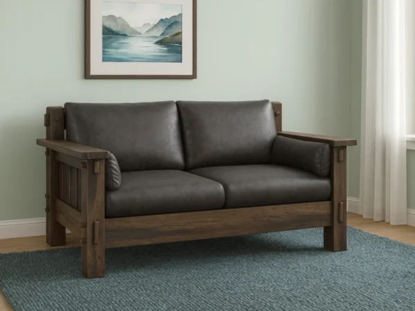 Azle Rustic Loveseat