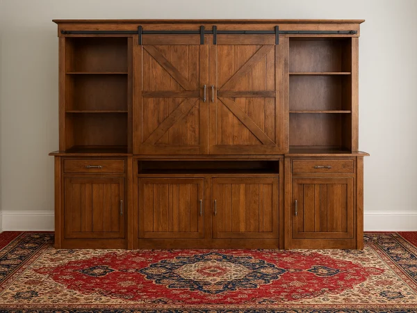 Baden Barn Door Entertainment Center