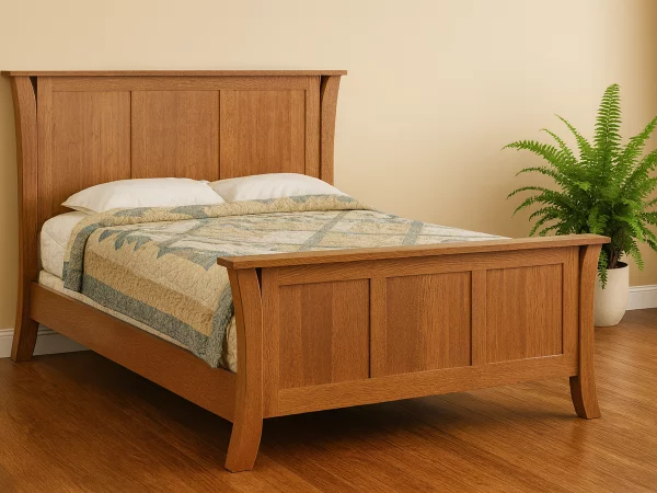 Bankston Curved Post Bed Frame
