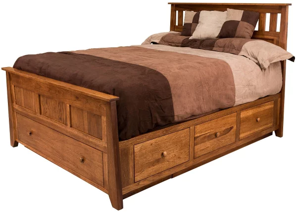 Barbeau Amish Storage Bed