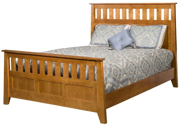 Barbeau Slatted Panel Bed