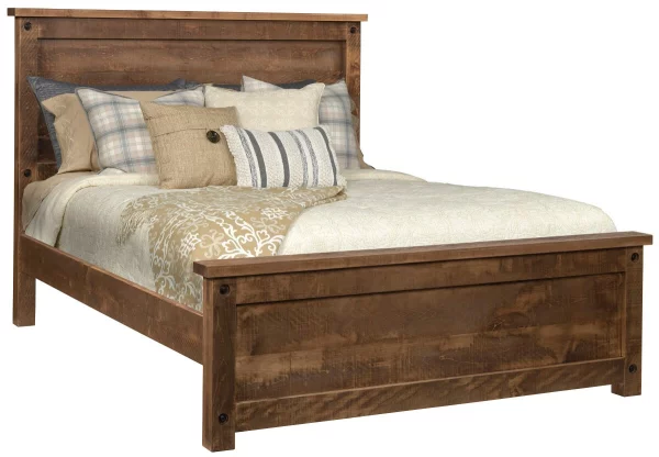 Barksdale Rustic Panel Bed