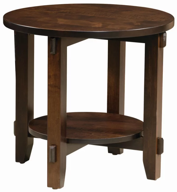 Bass Lake Round End Table