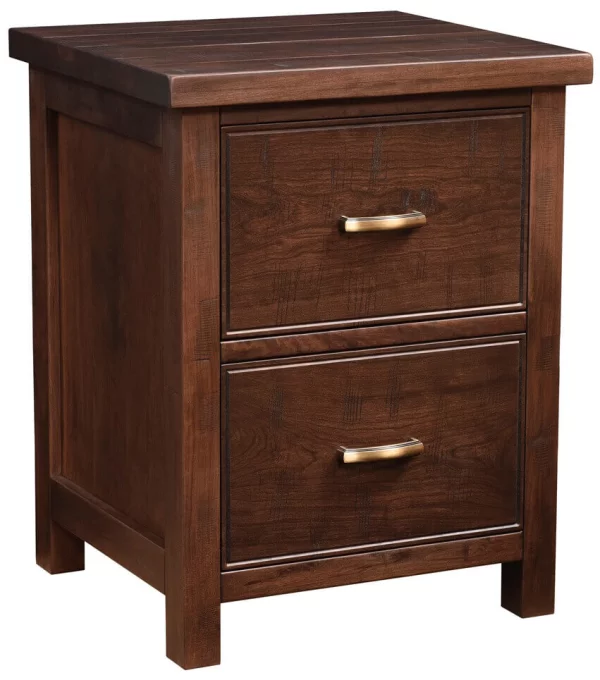 Beechwood 2-Drawer Bedside Table