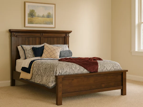 Beechwood Panel Bed