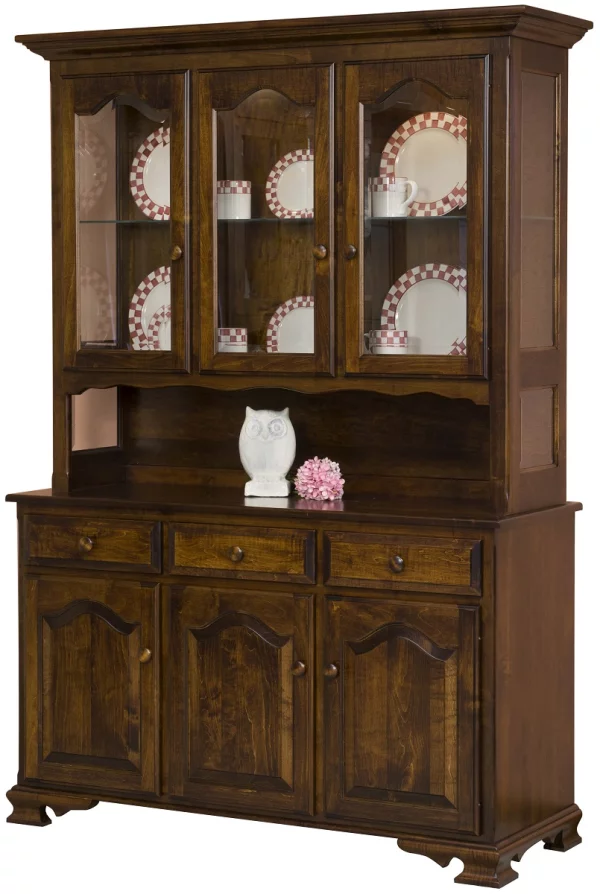 Belle Hearth 3-Door China Cabinet