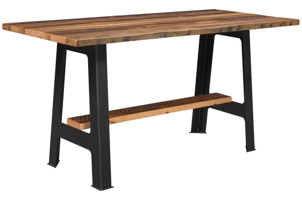 Benton Reclaimed Bar Trestle Table