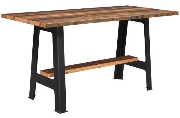 Benton Reclaimed Bar Trestle Table