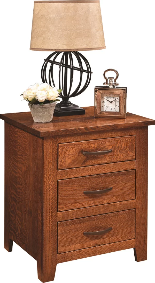 Bering Sea 3-Drawer Bedside Table