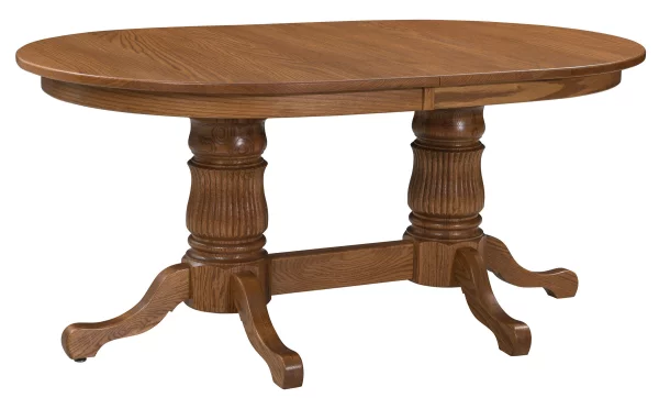 Bertie Double Pedestal Table